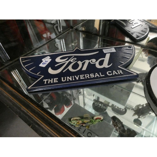 176 - Cast Ford plaque