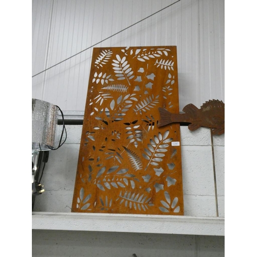 183 - Metal wall plaque