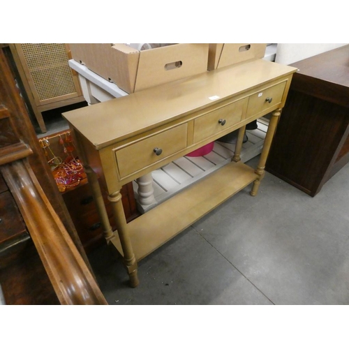 547 - 3 drawer hall table (32