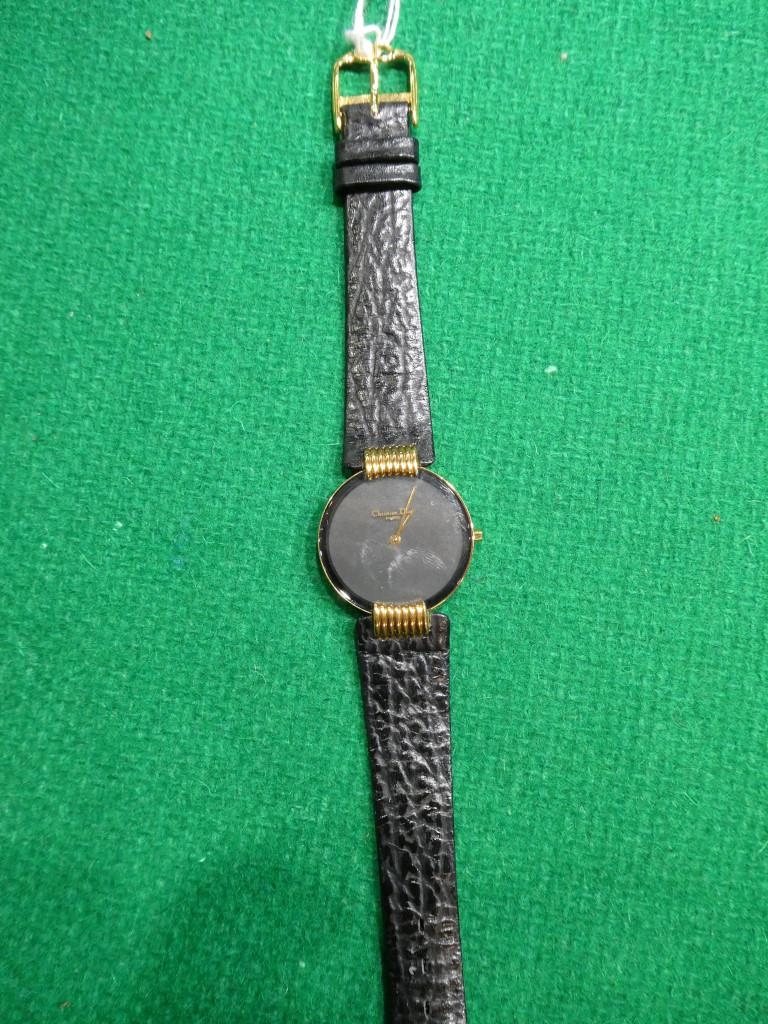 Christian dior black sales moon watch strap