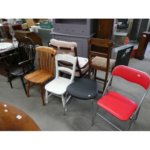 115 - 5 Assorted chairs