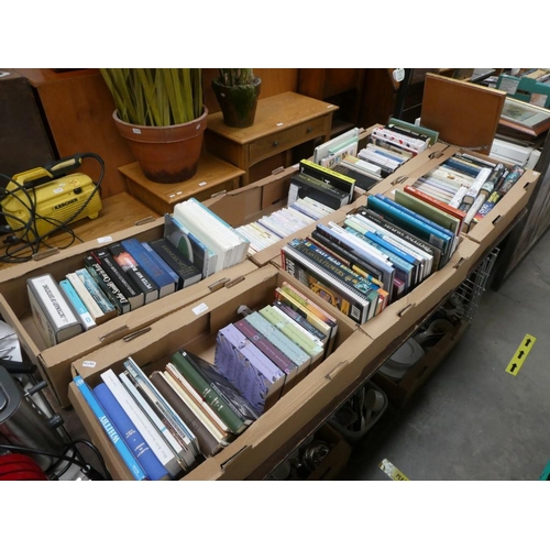 134 - 6 Boxes of assorted books