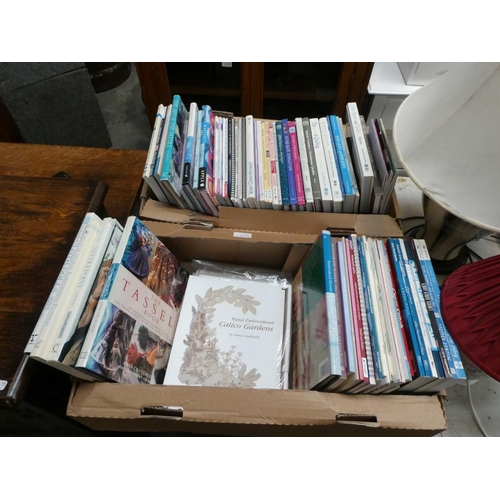 137 - 2 Boxes of mainly quilting & embroidery books