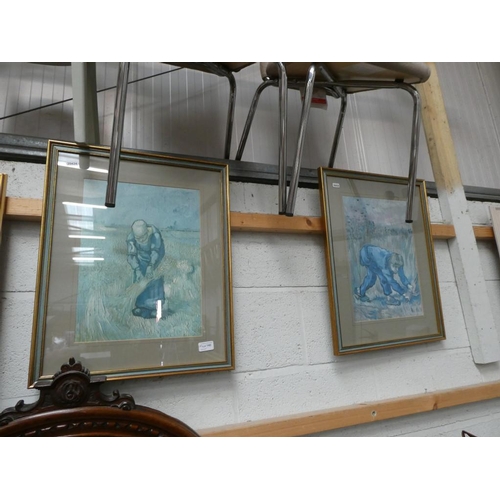 140 - Pair of framed prints