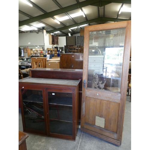 201 - Mahogany dresser top & pine door