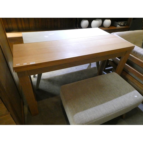 260 - Futon Company modern oak fold over kitchen table