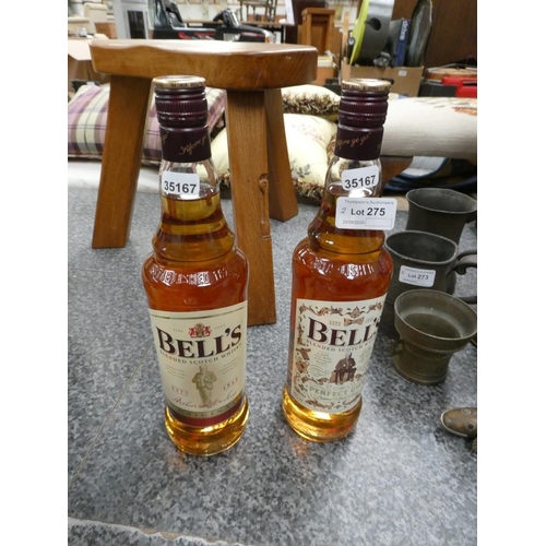 275 - 2 70cl bottles of Bells blended Scotch whisky (Original & Perfect gift)