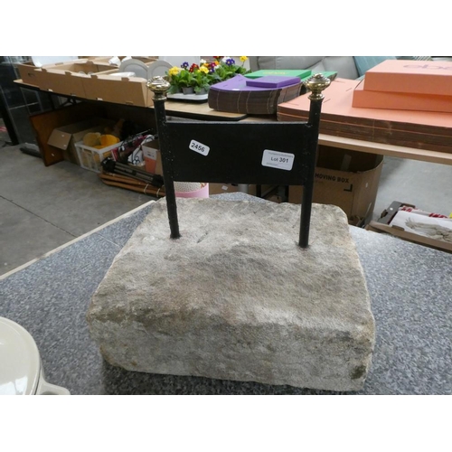 301 - Stone boot scraper