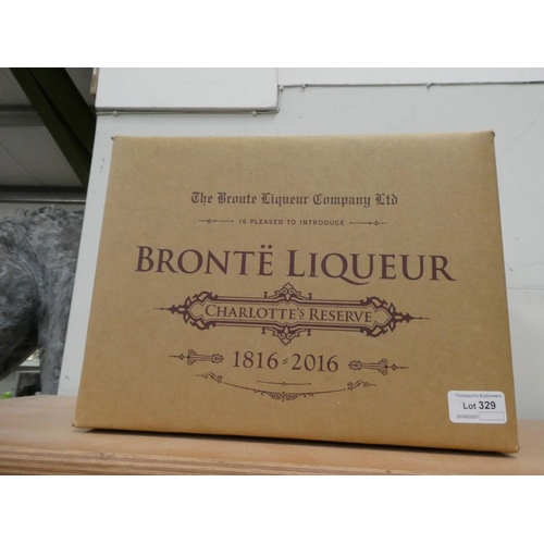 329 - Box of 6 x 20cl Charlotte Bronte liquors