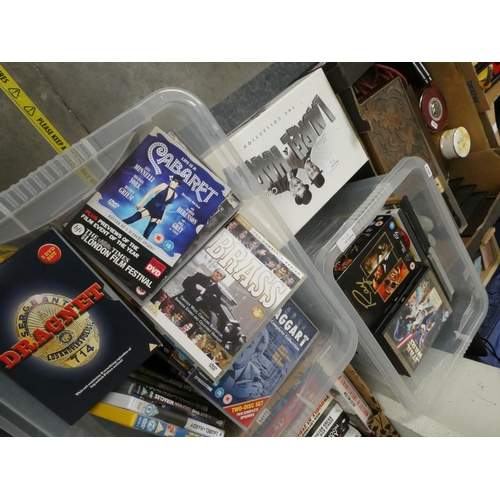 510 - 2 Boxes of DVD's, boxed Laurel & Hardy collection