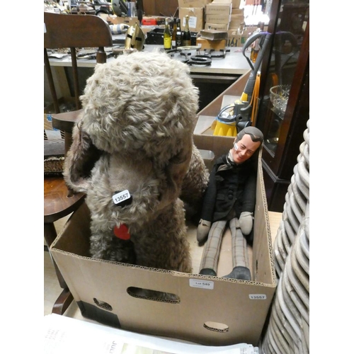 549 - 1950's Merrythought Poodle & Mattel Doctor Doolittle