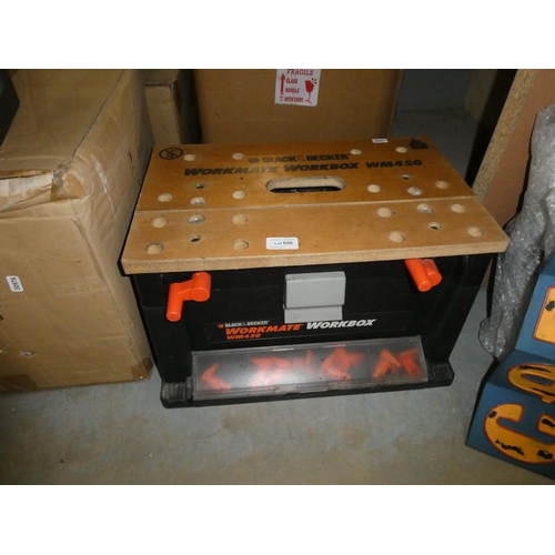 606 - Black & Decker workmate work box