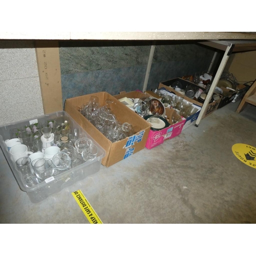 629 - 7 Boxes of glassware, kitchenalia etc