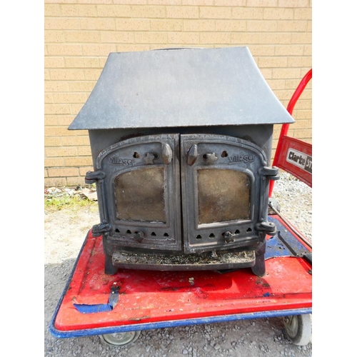 724 - Villager log burning stove