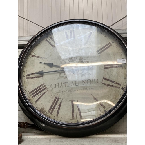 186 - Chateau Noir wall clock
