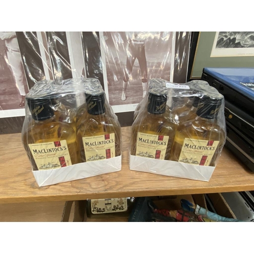 223 - 12 Bottles of Macklintocks Extra Special Blended Scotch whisky (200ml)