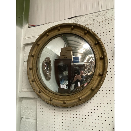 234 - Gilt framed convex mirror