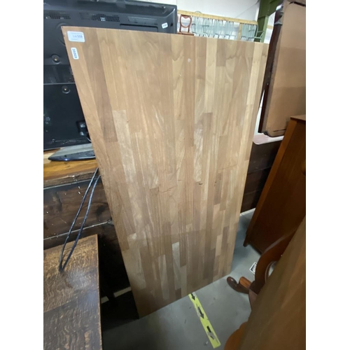 559 - Heavy beech table/work top 147x73cm