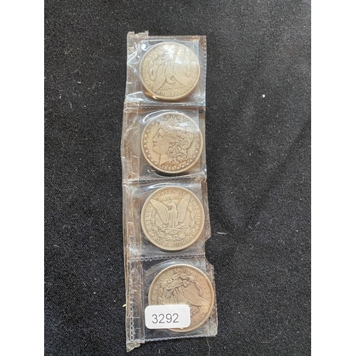 136 - 4 US Dollars 1896, 1900, 1901 & 1904