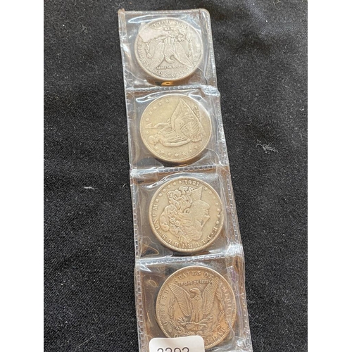 144 - 4 US Dollars 1872, 1891, 1902 & 1904