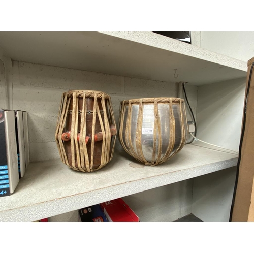 198 - 2 Djembe drums