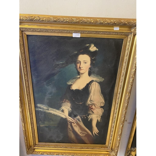 341 - Gilt framed portrait print (67x95cm)