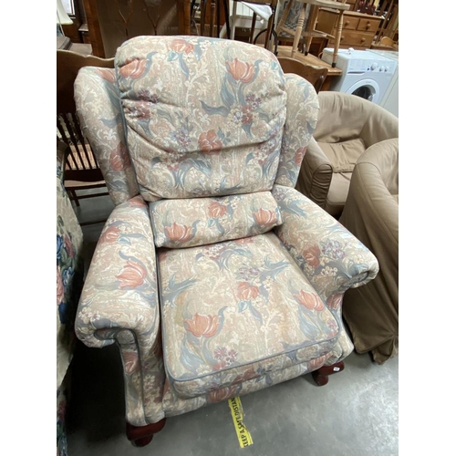 424 - G-Plan wing armchair (105H 92W cm)