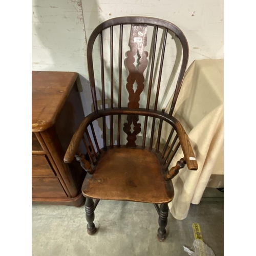 520 - Oak Windsor chair (as found)