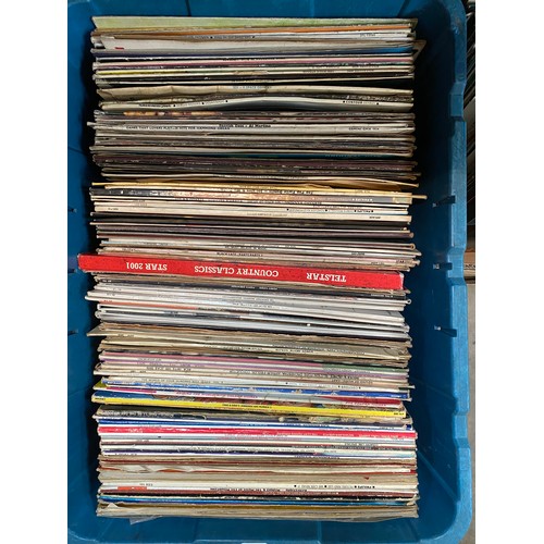 530 - 6 Boxes of assorted LPs inc. Elvis, Black Lace & box of assorted CDs