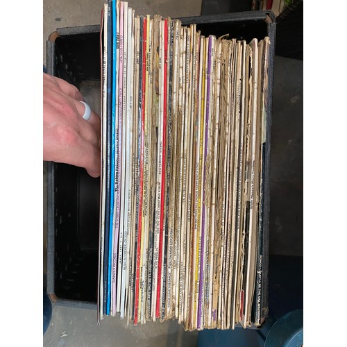 530 - 6 Boxes of assorted LPs inc. Elvis, Black Lace & box of assorted CDs