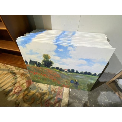 199 - 11 Wild Poppies by Claude Monet canvass prints (NEW)