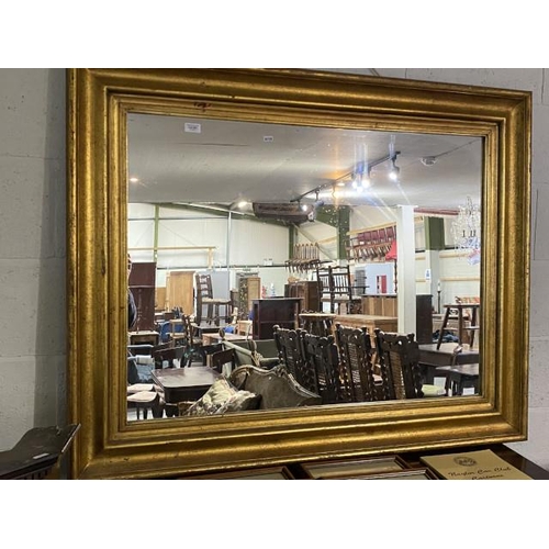 223 - Good quality gilt framed mirror (100 x 125cm)