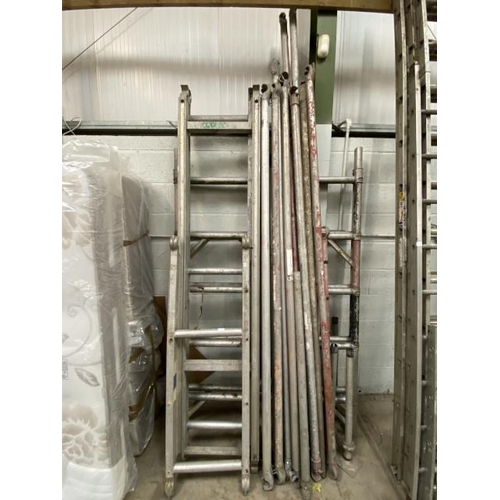 107 - Industrial alloy scaffolding tower