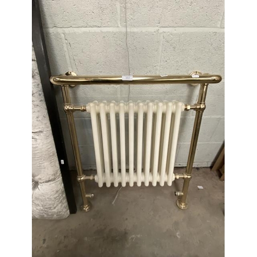 4 - Brass towel radiator (85H 72W 26D cm)