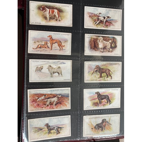 376 - 9 Good albums of cigarette cards inc. Players, Senior Service, Wills, Ardath Tobacco Co. Ltd, Lamber... 