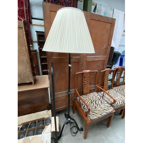 33 - Metal standard lamp