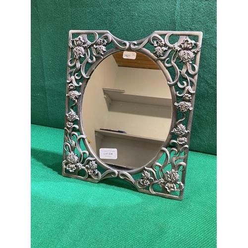 334 - Art Nouveau style dressing table mirror