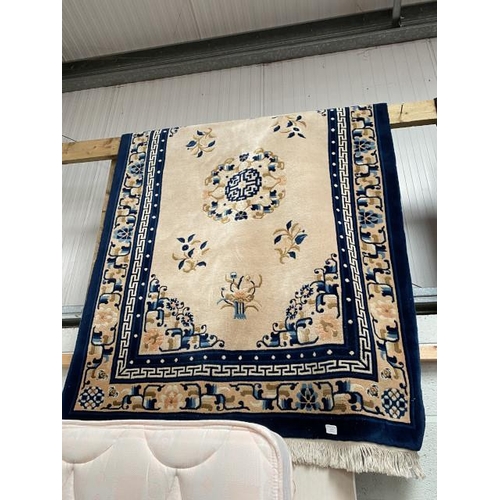 6 - Chinese woollen rug 183 x 122cm