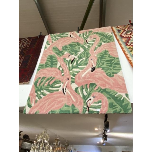 119 - Flamingo rug (186x122cm)