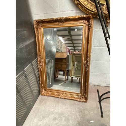 2 - Carved gilt framed mirror (121 x 80cm)