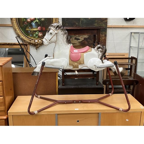 35 - Mobo Toys Prairie King rocking horse (metal)