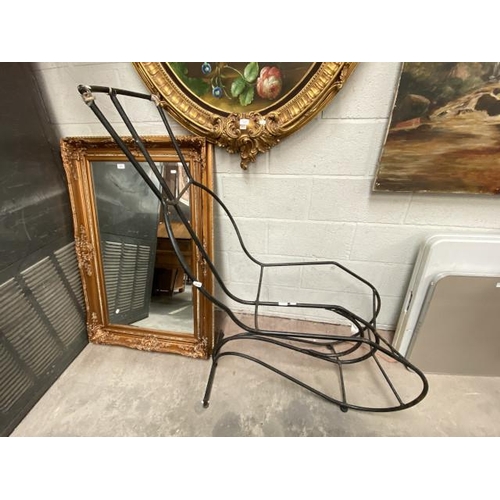 4 - Metal chair frame (155H 48W 100D cm)