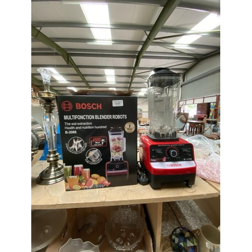 491 - Boxed Bosch multi function blender with manual B-2088