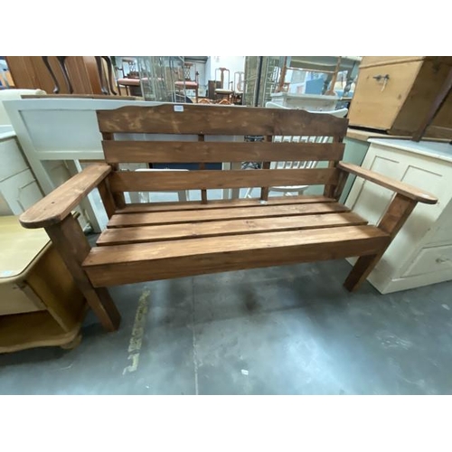 20 - Pine garden bench (136W cm)