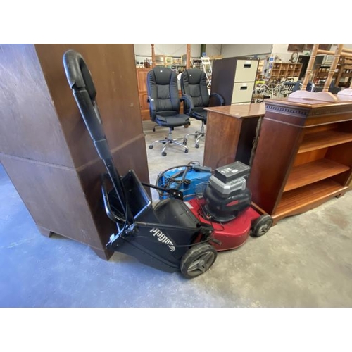 154 - Mountfield S46HPLI electric lawn mower with charger