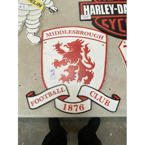 228 - Middlesbrough FC plaque