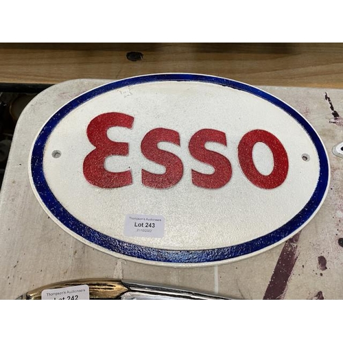 243 - Esso plaque