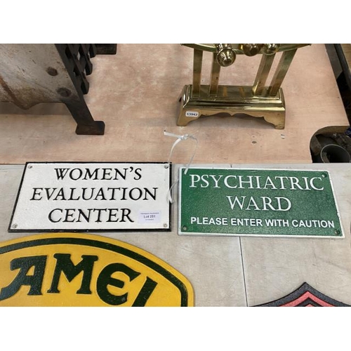 251 - Psychiatry & women's evaluation