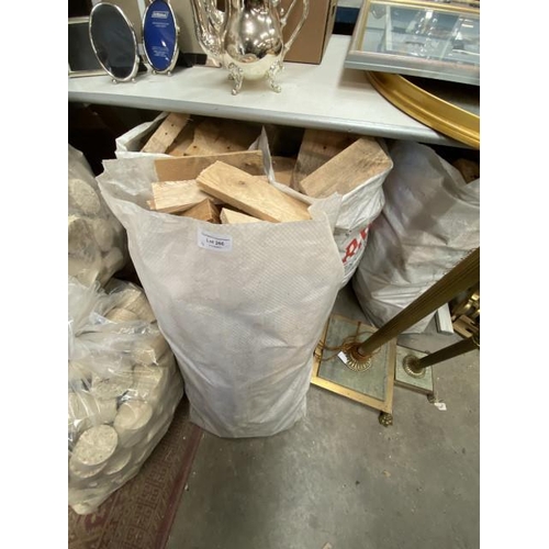 266 - 4 Bags of firewood