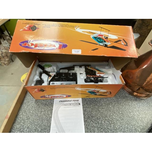 293 - Boxed Twister Awesome RC helicopter with indoor silent flight